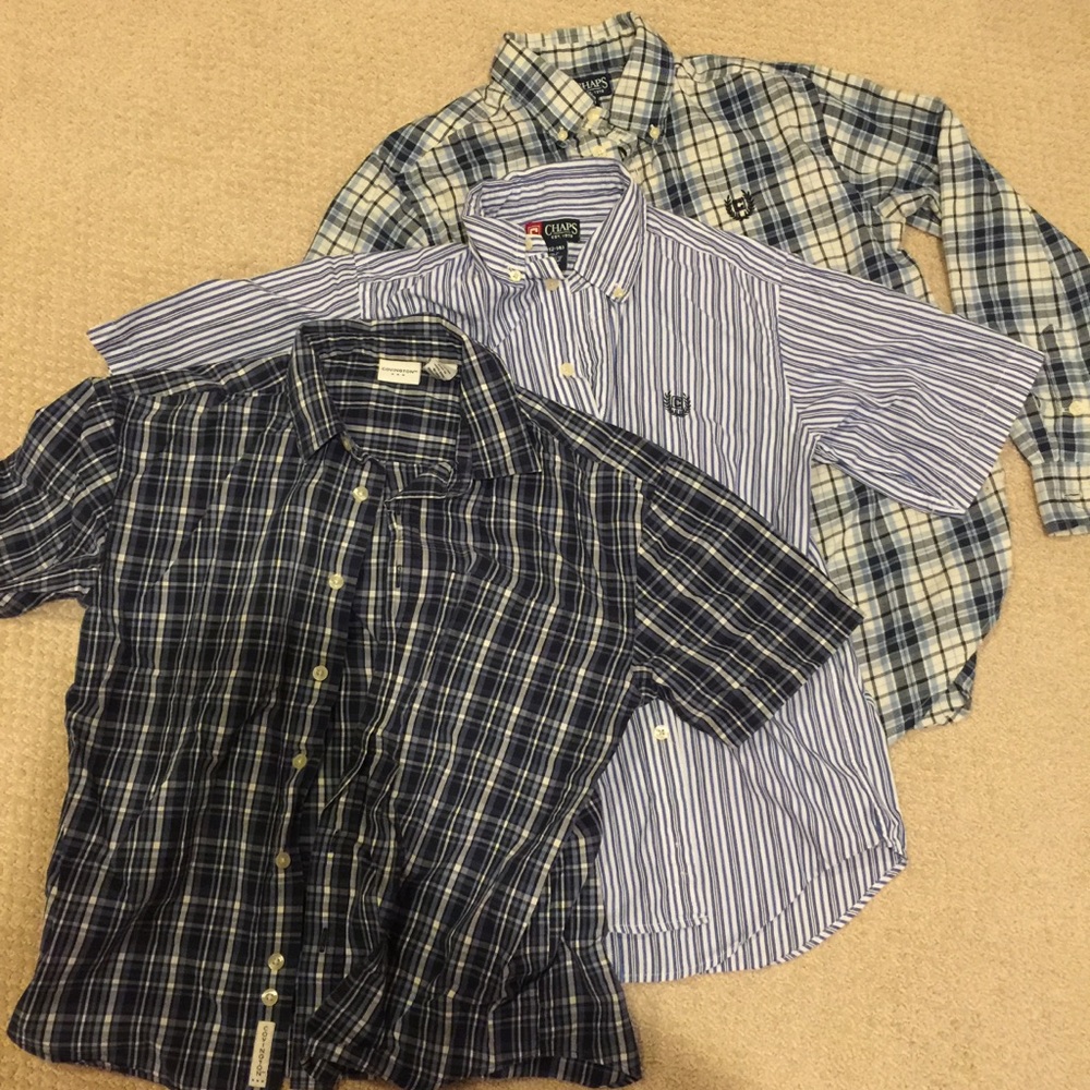 Boys Chaps button down shirt Lot